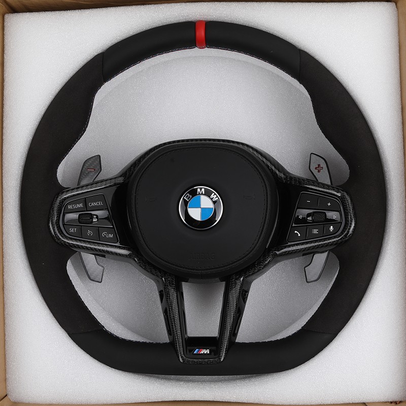 Alcantara ratt för BMW F80 F82 F90 G20 G30 G80 M430i